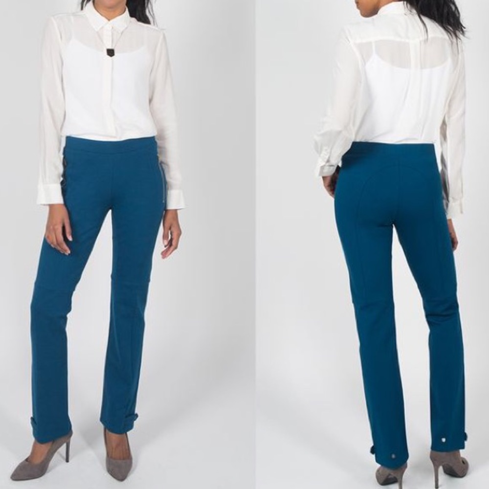 Betabrand Yoga Riding Pant Small Azure- Retired